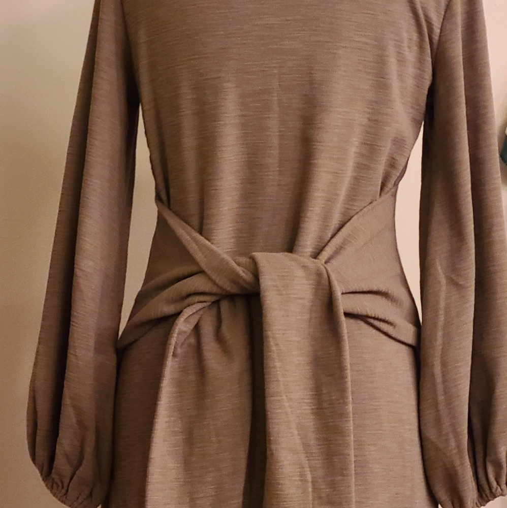 R.Vivmos army green dress size M 8/10 - Picture 14 of 16